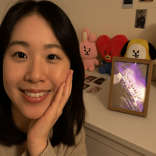 Emily R selfie with frame
